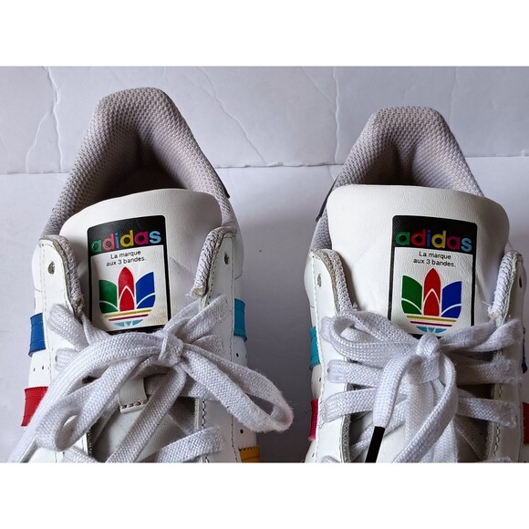 Adidas Superstar Colorful Trefoil Men\'s Size 7 Cloud White 2020 FU9521 main image 5
